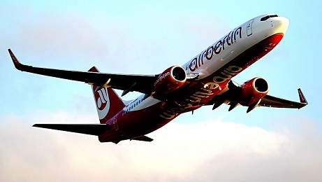 flugzeug von air berlin